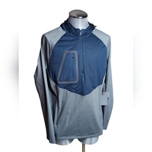 G/FORE Blue and Gray Performance Jacket